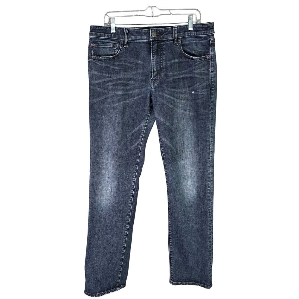 Mens American Eagle Original Straight 360 Extreme Flex Blue Denim Jeans 34X34